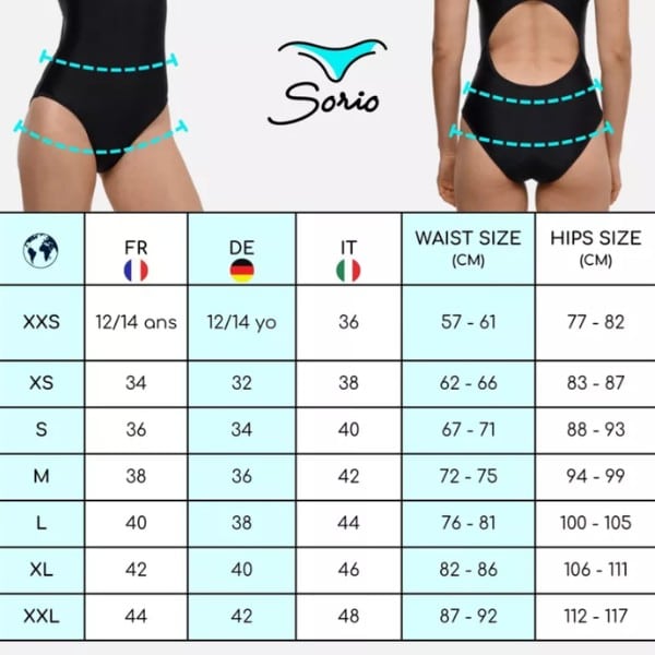 Guide taille maillot de bain menstruel ado
